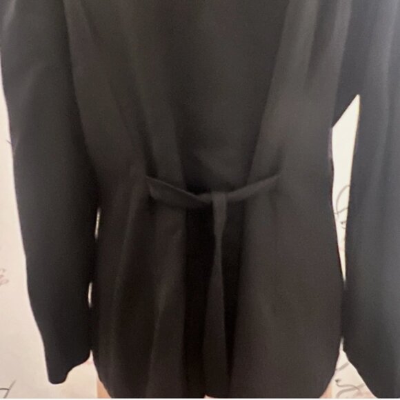 Sha Sha. Size Large Shacket. Black Comfy Unlined Whimsigoth. Tie Back. B122 - Picture 5 of 6